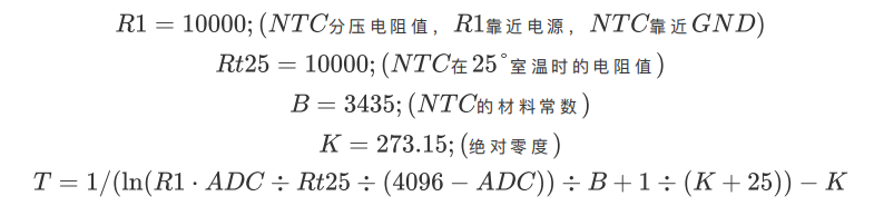 ADC-to-Celsius Conversion Formula